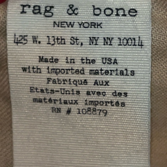 Rag & Bone Woodford Jeans Denim Blue 2W1502K520 Size 28 WOMENs jeans skinny leg - Picture 10 of 16